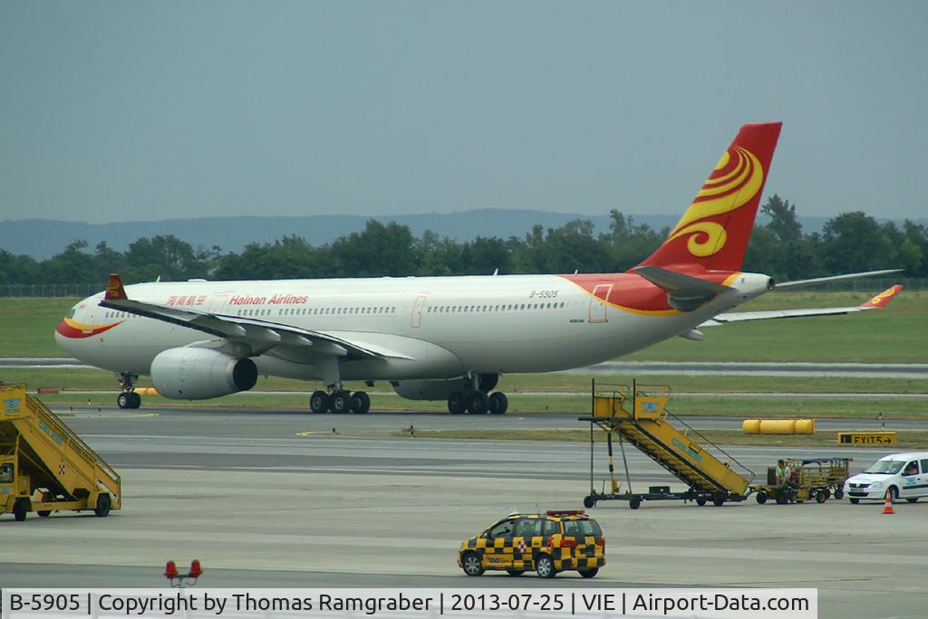 B-5905, 2012 Airbus A330-343X C/N 1325, Hainan Airlines Airbus A330-300