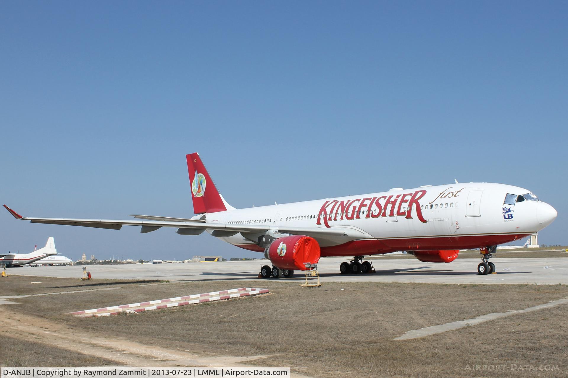 D-ANJB, 2008 Airbus A330-223 C/N 946, A330 D-ANJB (Kingfisher Airlines)  stored at Lufthansa Technik Malta.