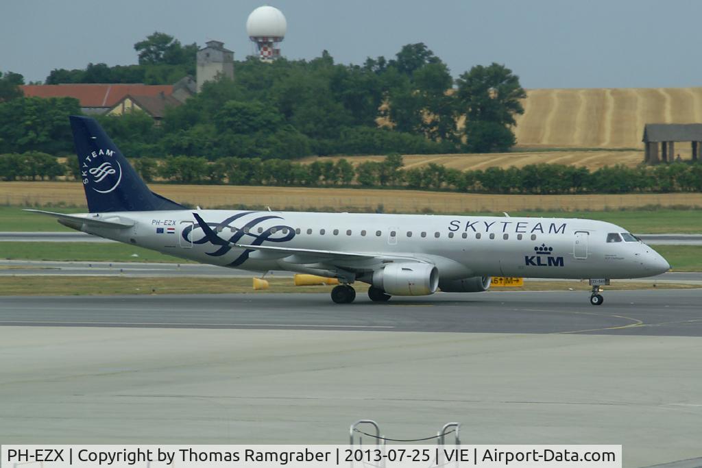 PH-EZX, 2012 Embraer 190LR (ERJ-190-100LR) C/N 19000545, KLM - Royal Dutch Airlines Embraer 190