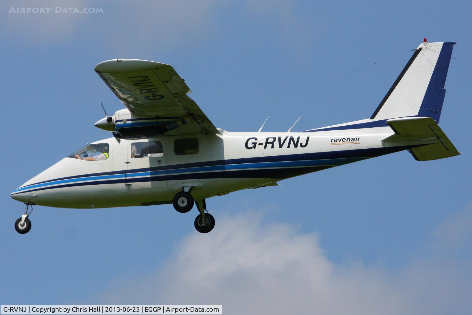 G-RVNJ, 1976 Partenavia P-68B C/N 52, Ravenair