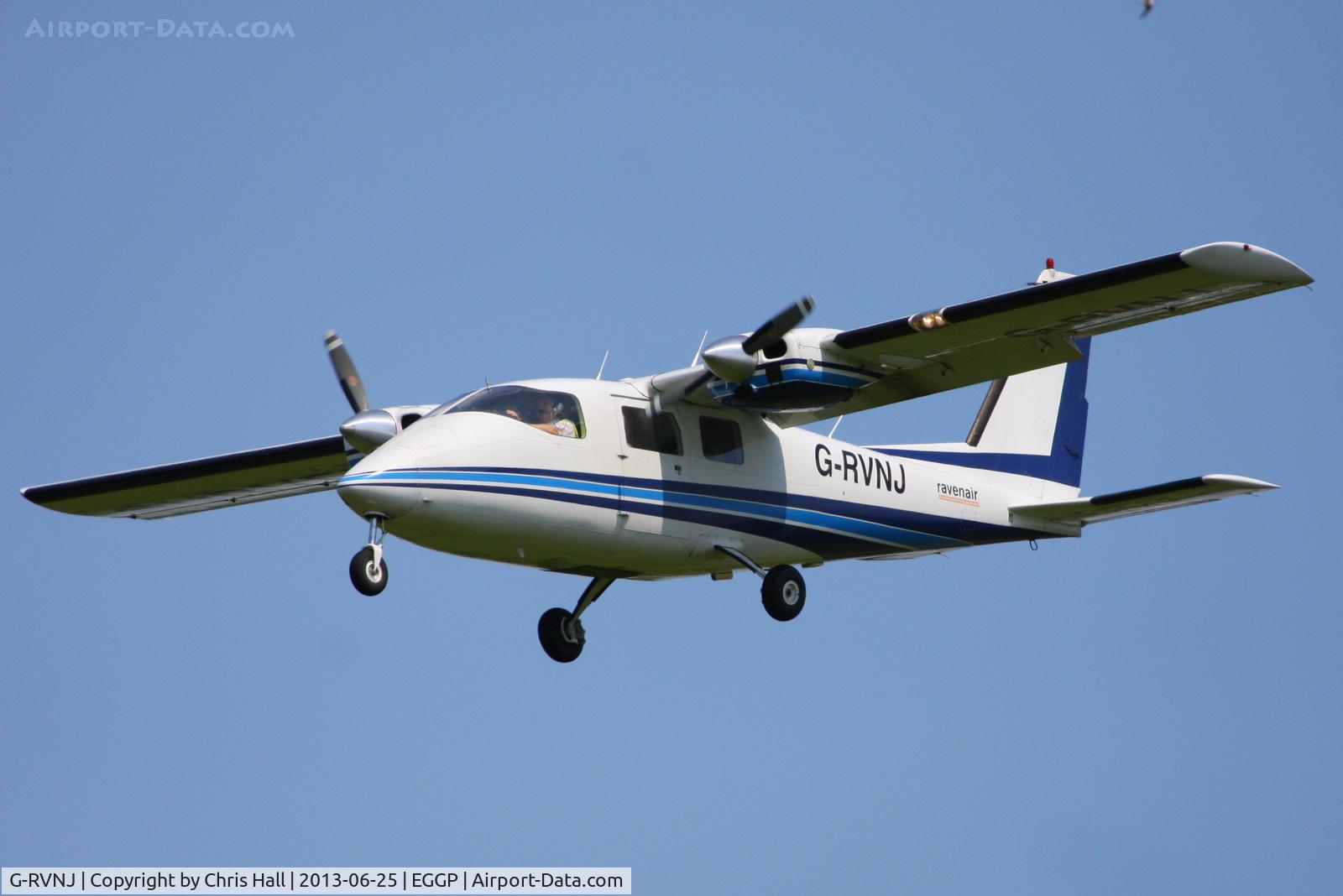 G-RVNJ, 1976 Partenavia P-68B C/N 52, Ravenair