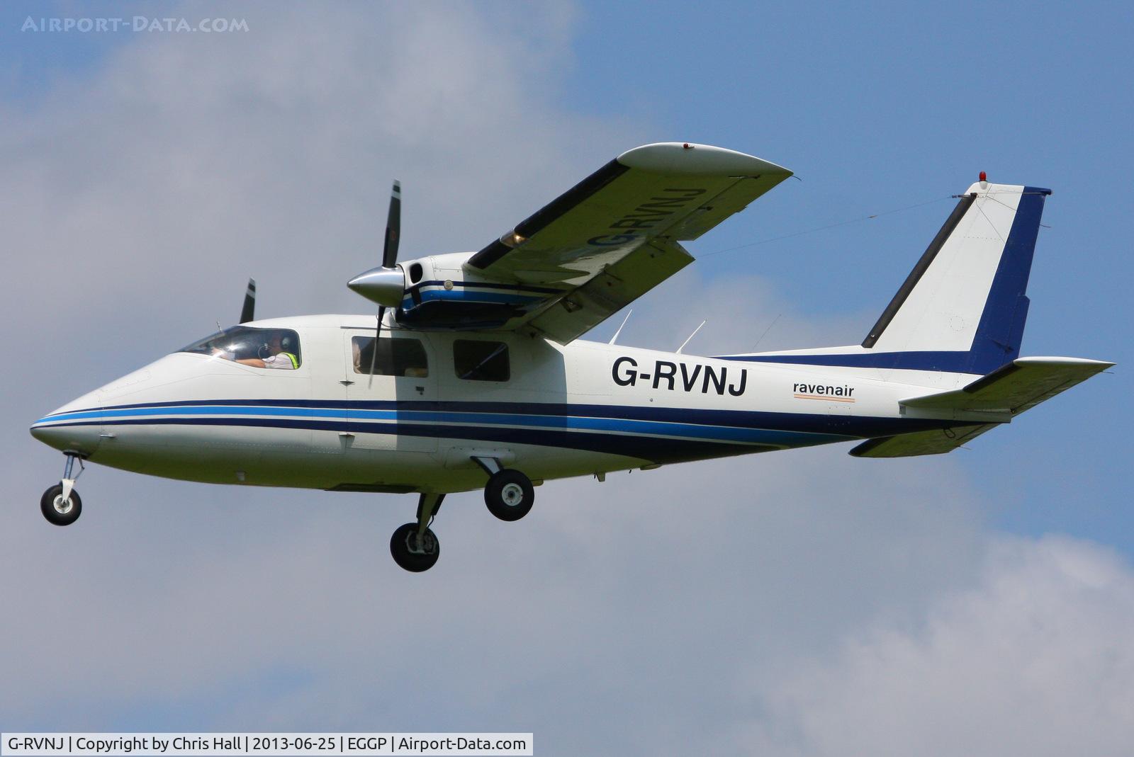 G-RVNJ, 1976 Partenavia P-68B C/N 52, Ravenair