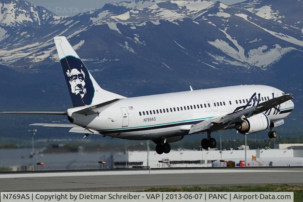 N769AS, 1993 Boeing 737-4Q8 C/N 25103, Alaska Airlines Boeing 737-400