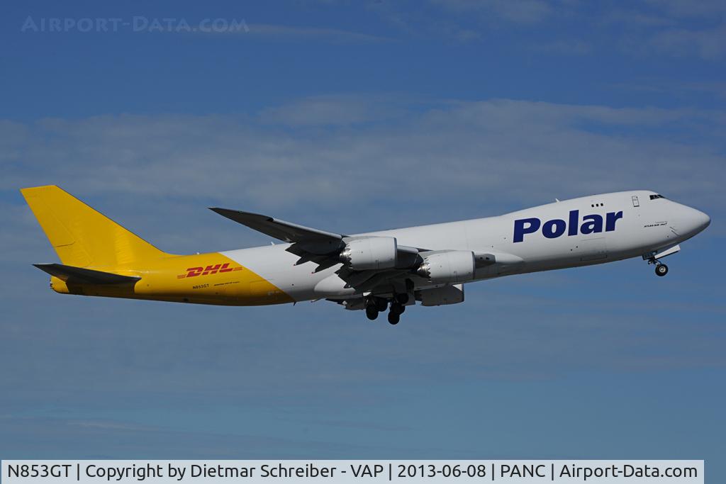N853GT, 2012 Boeing 747-87UF C/N 37572, Polar Air Cargo Boeing 747-800