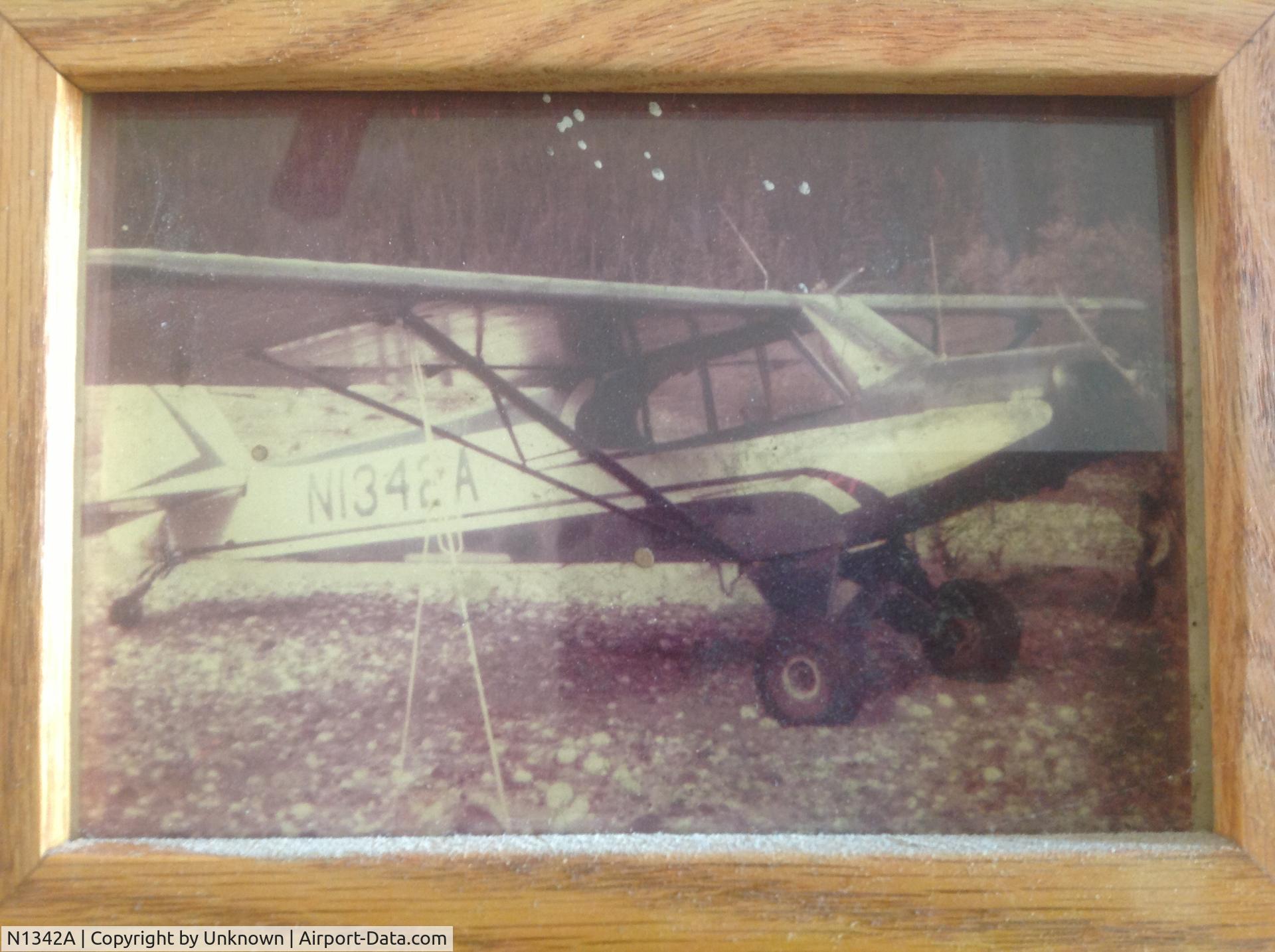 N1342A, 1951 Piper PA-18 C/N 18-1167, I've had this picture hanging on my wall for years in my garage it was one of the planes my grandfather used to fly