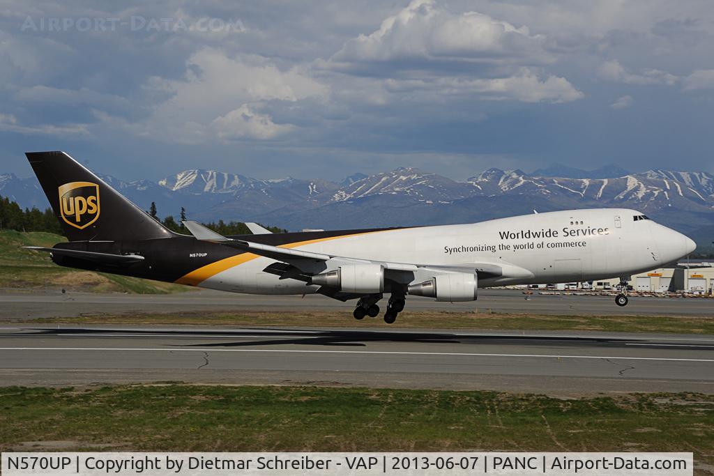 N570UP, 2007 Boeing 747-44AF C/N 35667, UPS Boeing 747-400
