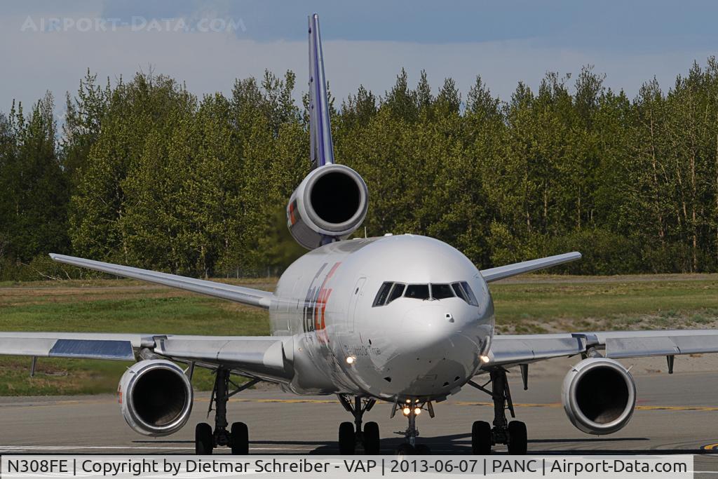 N308FE, 1986 McDonnell Douglas MD-10-30F C/N 48297, Fedex DC10