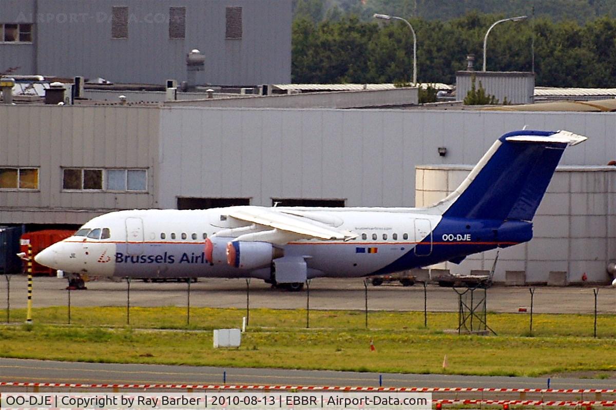 OO-DJE, 1990 British Aerospace BAe.146-200 C/N E2164, BAe 146-RJ200 [E2164] (Brussels Airlines) Brussels~OO 13/08/2010. Stored.
