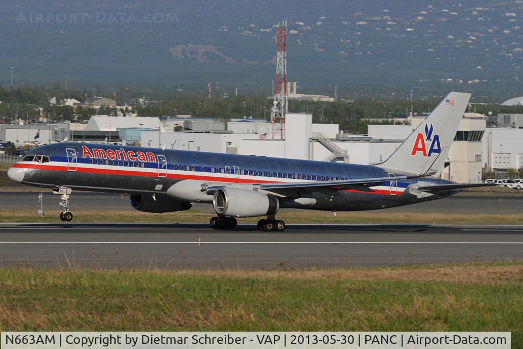 N663AM, 1992 Boeing 757-223 C/N 25297, American Airlines Boeing 757-200
