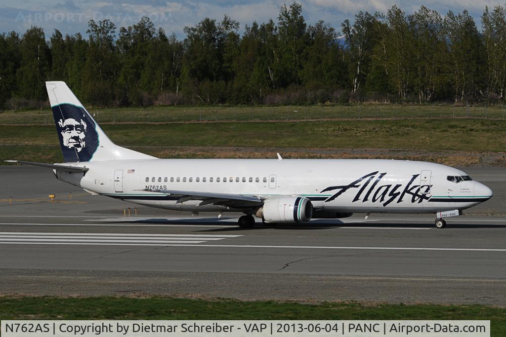 N762AS, 1992 Boeing 737-4Q8 C/N 25099, Alaska Airlines Boeing 737-400