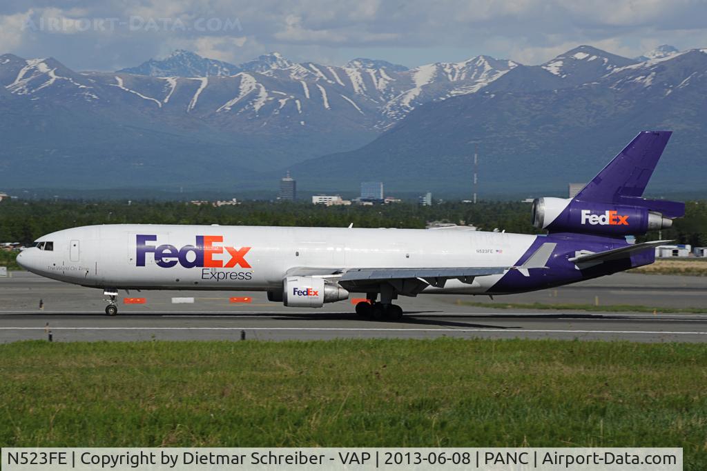 N523FE, 1993 McDonnell Douglas MD-11F C/N 48479, Fedex MD11