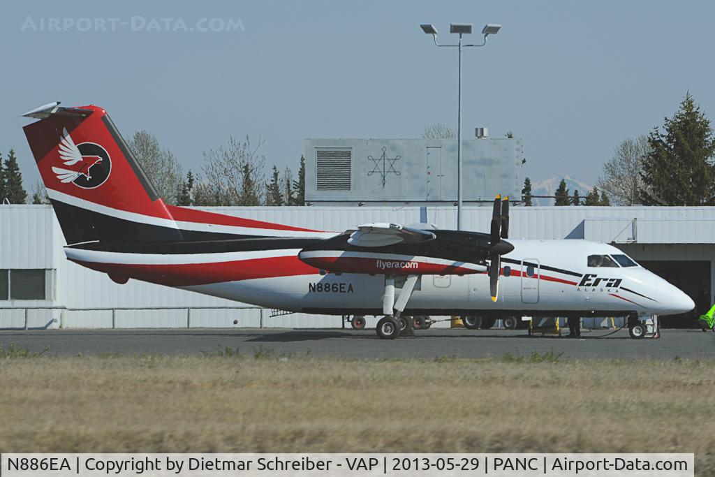 N886EA, 1990 De Havilland Canada DHC-8-102 Dash 8 C/N 215, Era Alaska Dash 8-100