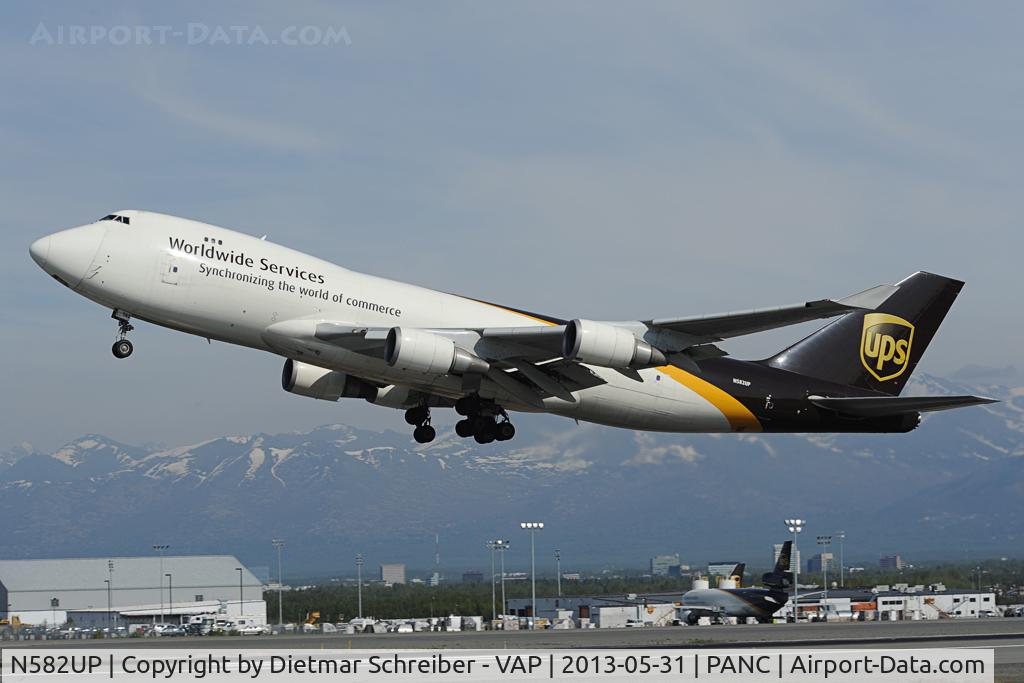 N582UP, 1997 Boeing 747-4R7F/SCD C/N 29053, UPS Boeing 747-400
