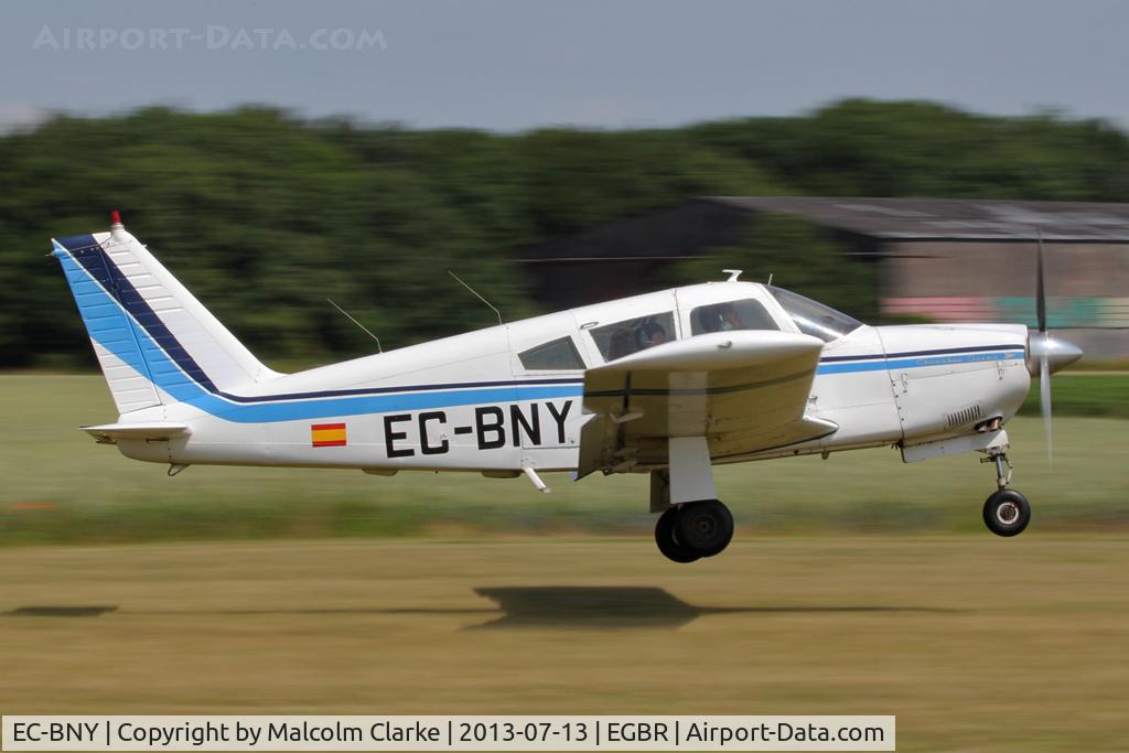 EC-BNY, Piper PA-28R-180 Cherokee Arrow C/N 28R-30302, PA-28R-180 Cherokee Arrow at The Real Aeroplane Company's Wings & Wheels Fly-In, Breighton Airfield, July 2013.