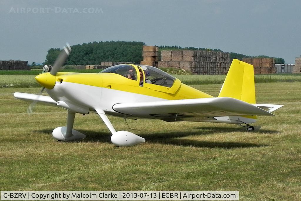 G-BZRV, 2002 Vans RV-6 C/N PFA 181A-13573, Vans RV-6 at The Real Aeroplane Company's Wings & Wheels Fly-In, Breighton Airfield, July 2013.