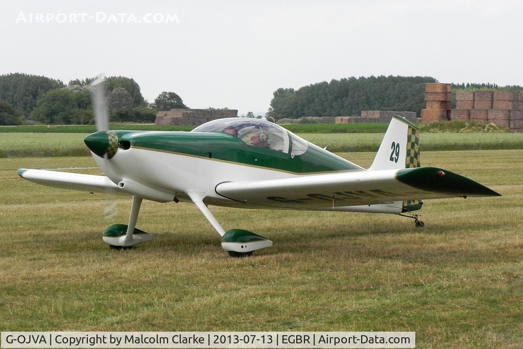 G-OJVA, 1998 Vans RV-6 C/N PFA 181-12292, Vans RV-6 at The Real Aeroplane Company's Wings & Wheels Fly-In, Breighton Airfield, July 2013.