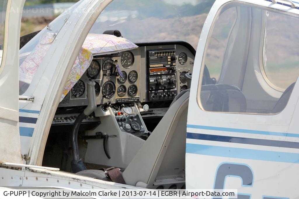 G-PUPP, 1973 Beagle B-121 Pup Series 2 (Pup 150) C/N B121-174, Beagle B-121 Pup 150 at The Real Aeroplane Company's Wings & Wheels Fly-In, Breighton Airfield, July 2013.