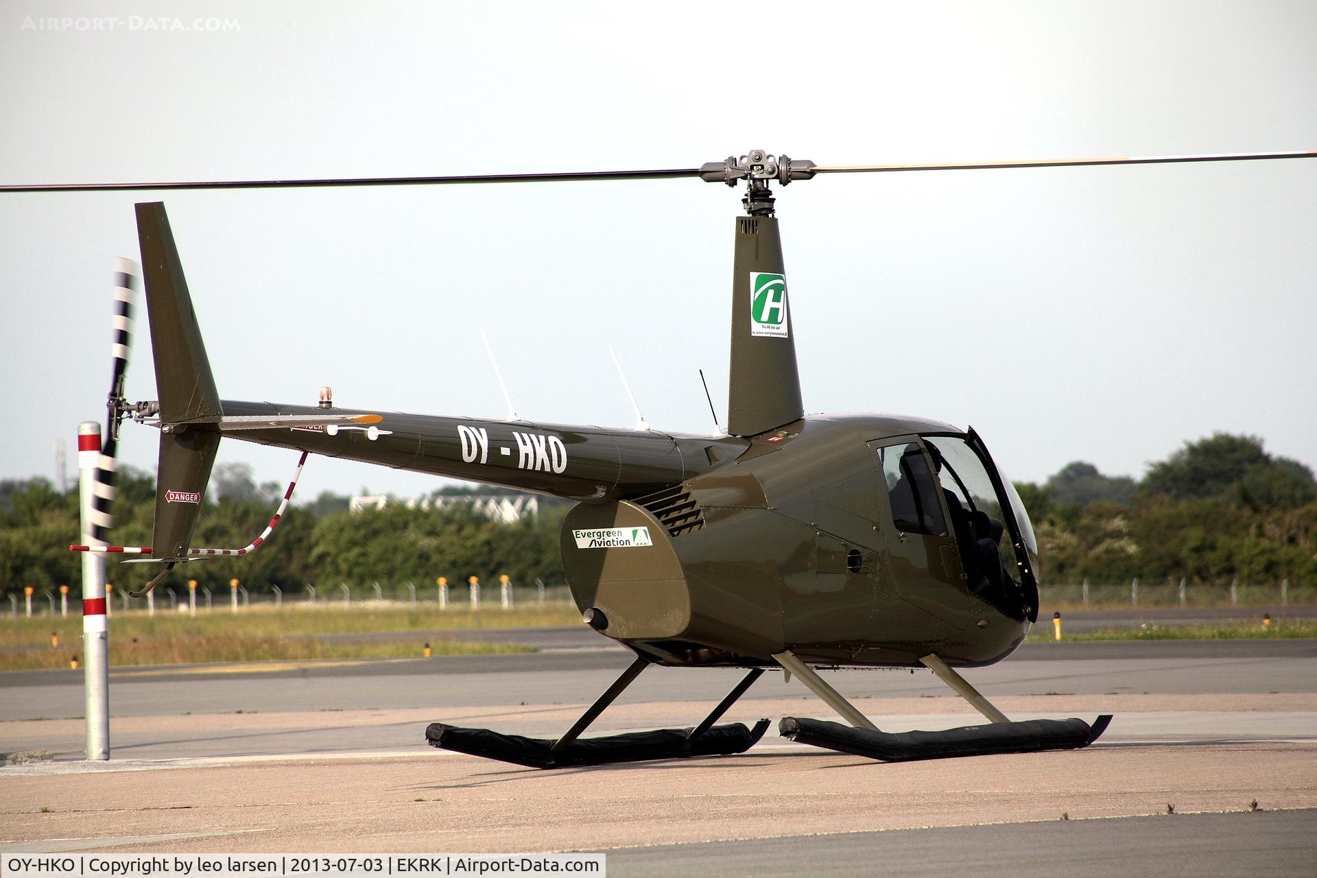 OY-HKO, 2008 Robinson R44 Clipper II C/N 12226, Roskilde Denmark 3.7.13
