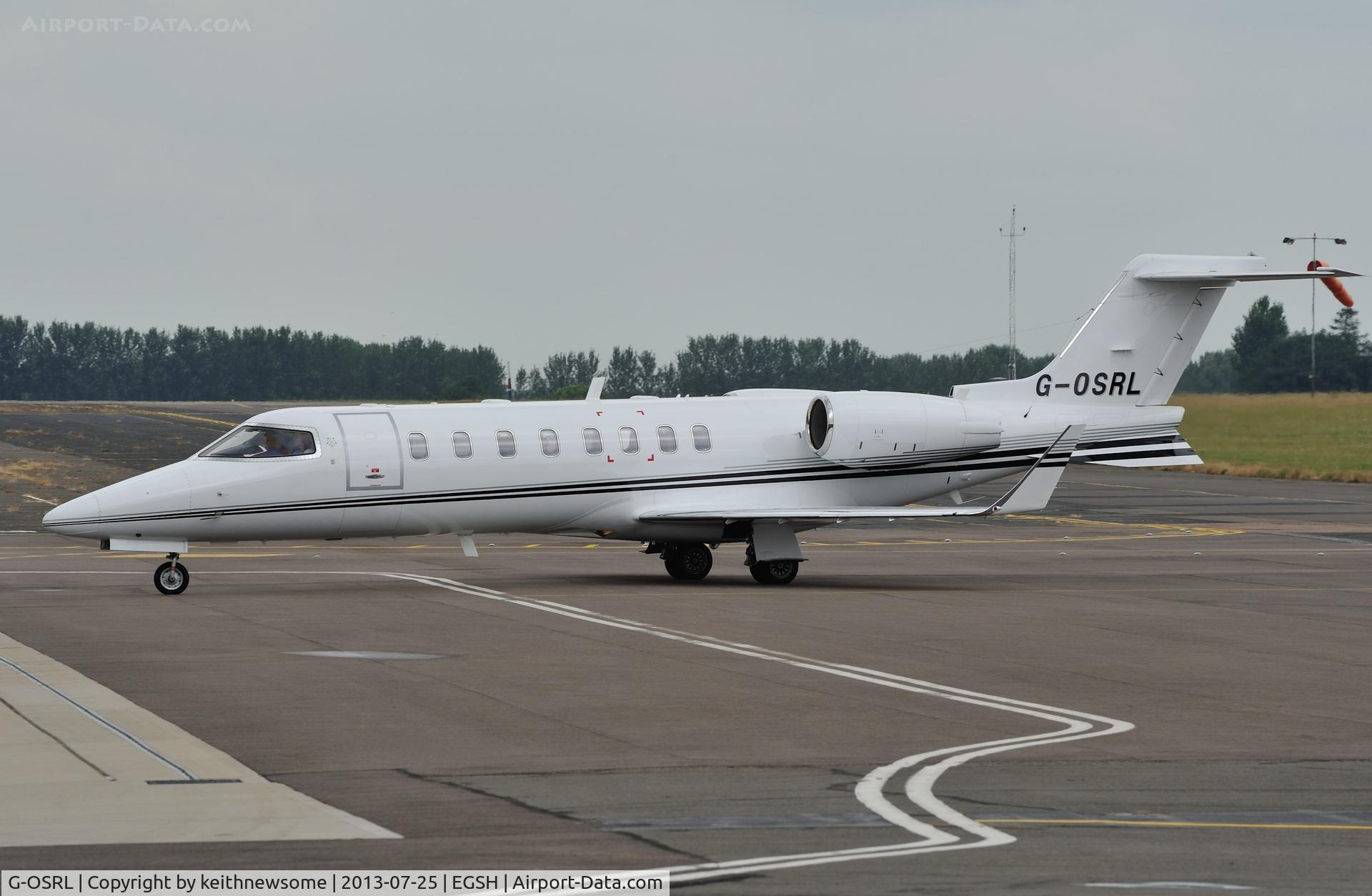 G-OSRL, 2009 Learjet 45 C/N 45-391, Nice visitor !