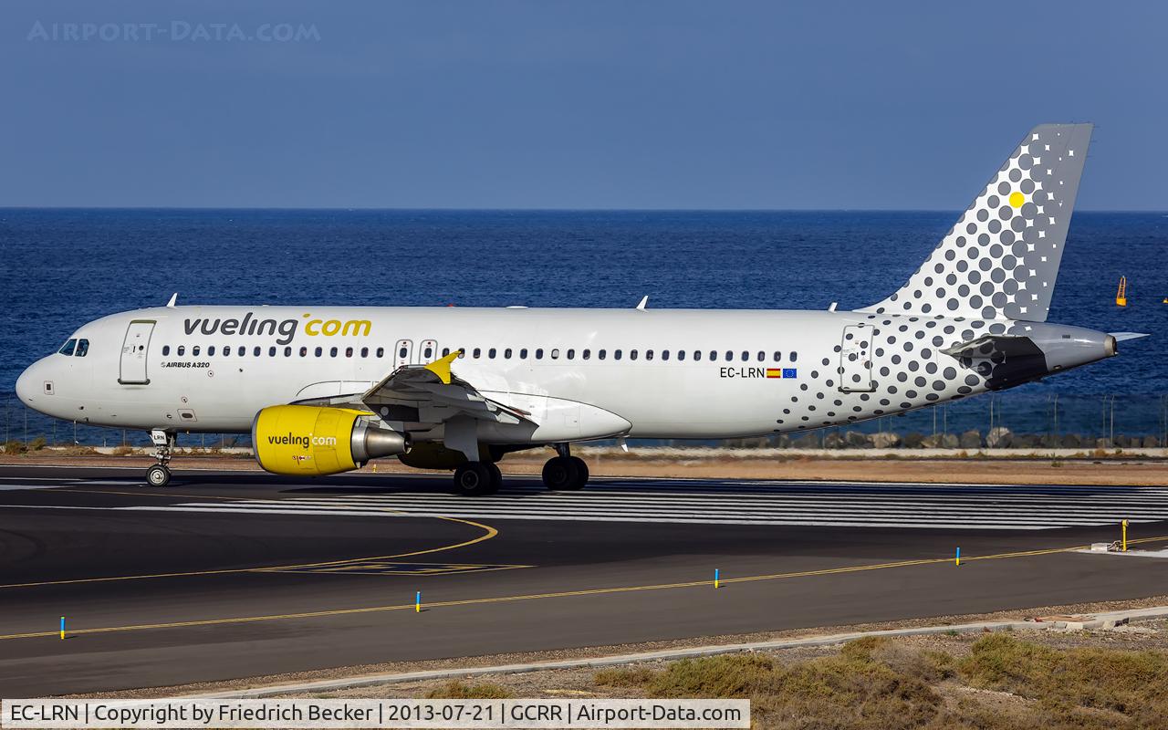 EC-LRN, 2009 Airbus A320-214 C/N 3995, departure from Arrecife