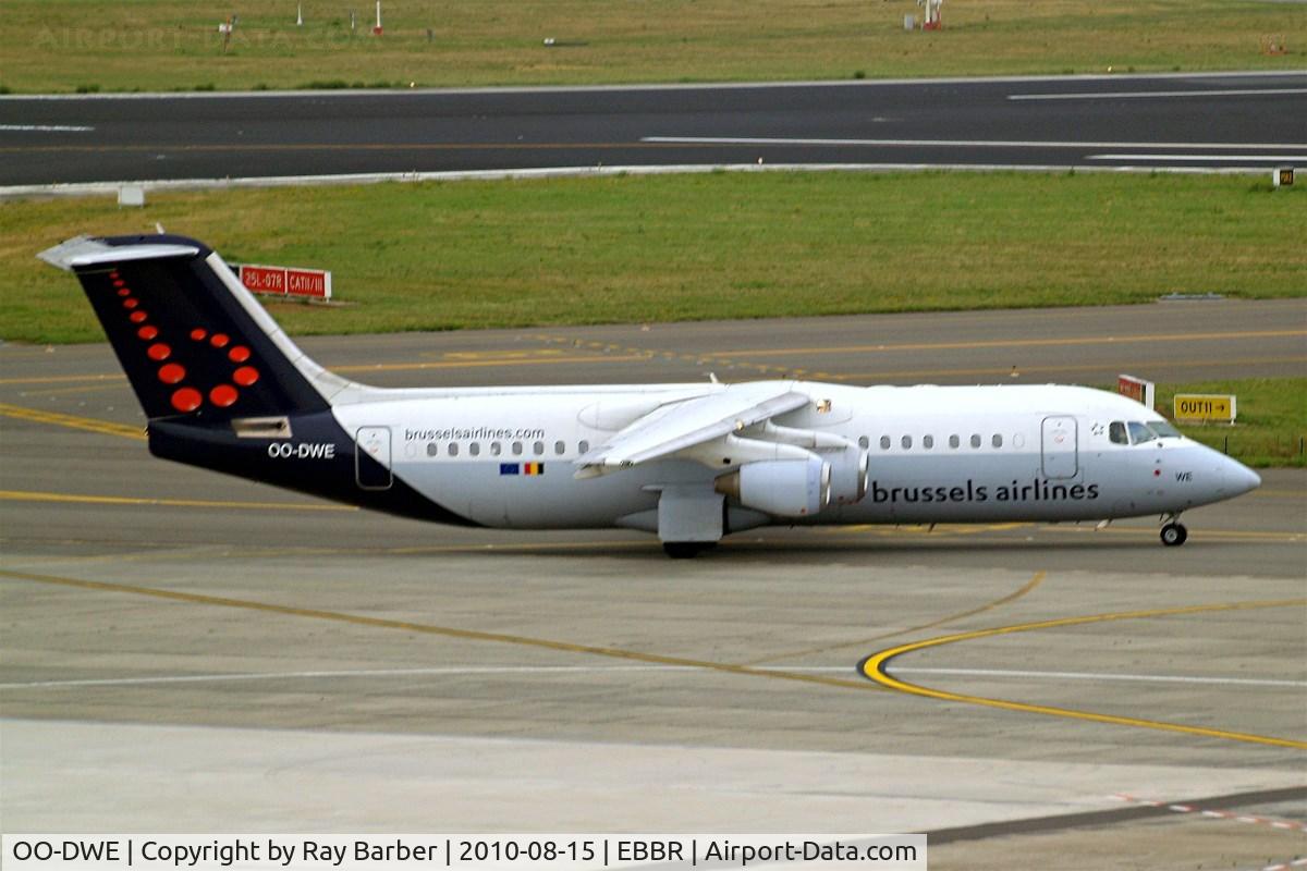 OO-DWE, 1998 British Aerospace Avro 146-RJ100 C/N E3327, BAe 146-RJ100 [E3327] (Brussels Airlines) Brussels~OO 15/08/2010