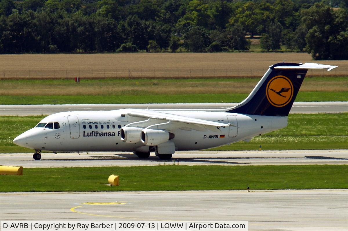D-AVRB, 1994 British Aerospace Avro 146-RJ85 C/N E.2253, BAe 146-RJ85 [E2253] (Lufthansa Regional) Vienna-Schwechat~OE 13/07/2009