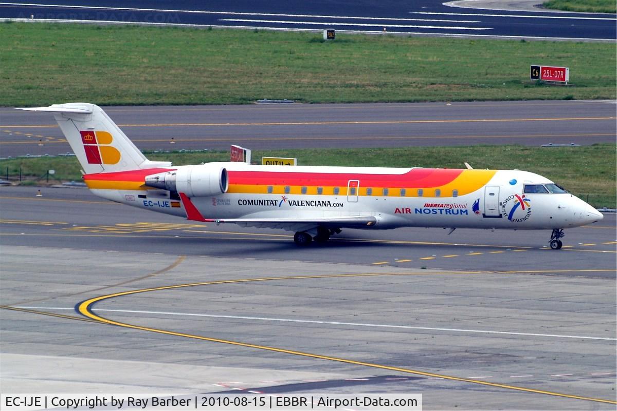 EC-IJE, 2002 Bombardier CRJ-200ER (CL-600-2B19) C/N 7700, Canadair CRJ-200ER [7700] (Air Nostrum) Brussels~OO 15/08/2010