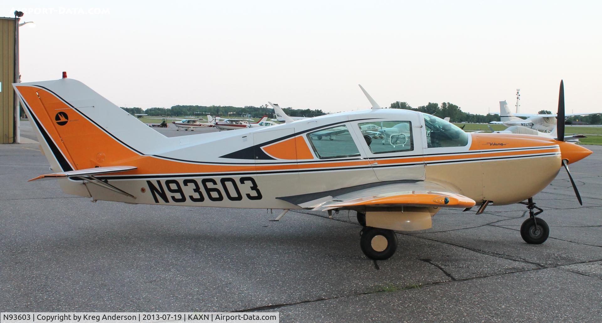 N93603, 1973 Bellanca 17-30A Viking C/N 73-30610, Bellanca 17-30A Super Viking on the ramp.