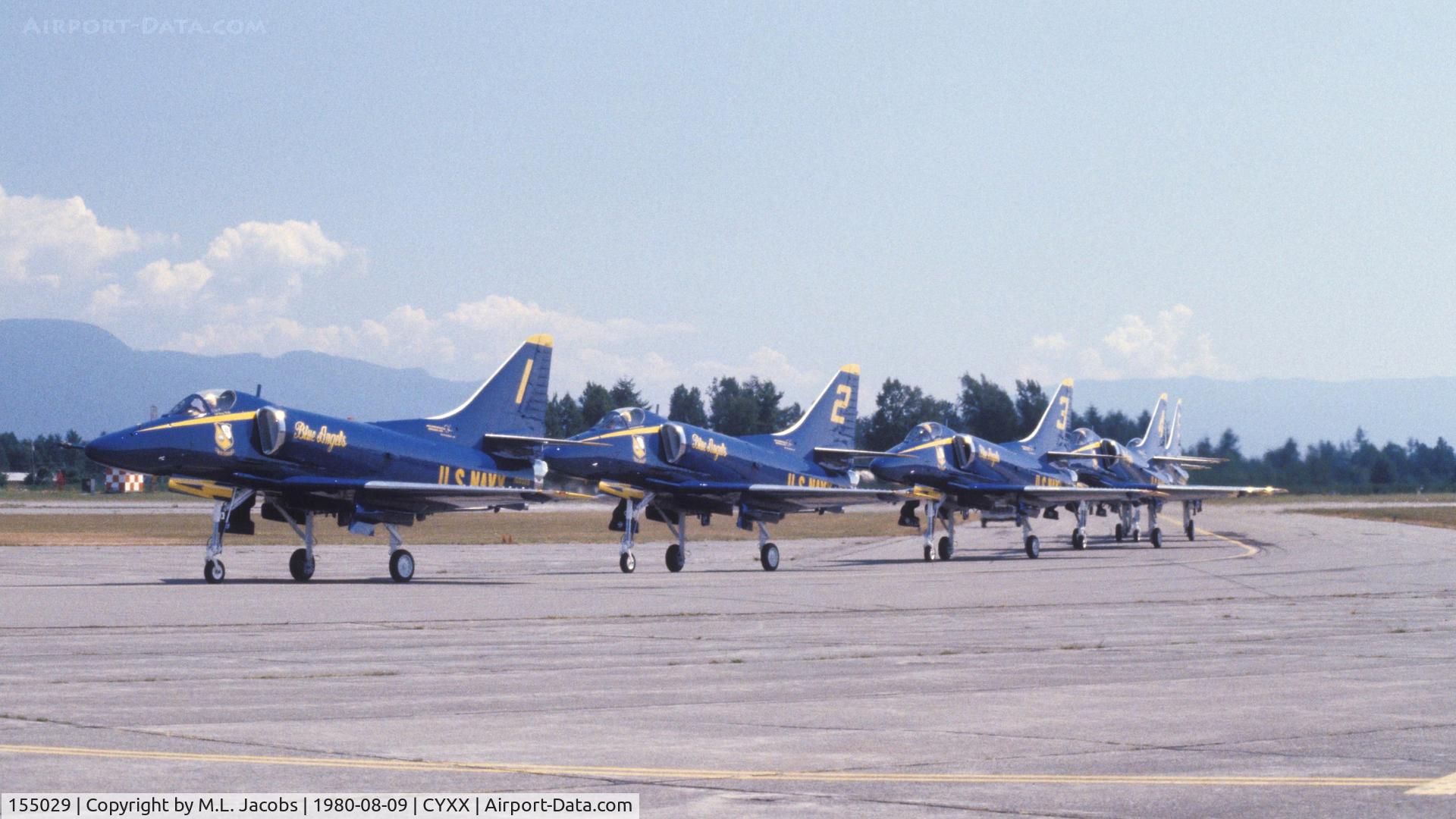 155029, Douglas A-4F Skyhawk C/N 13845, 1980 Abbotsford Air Show
