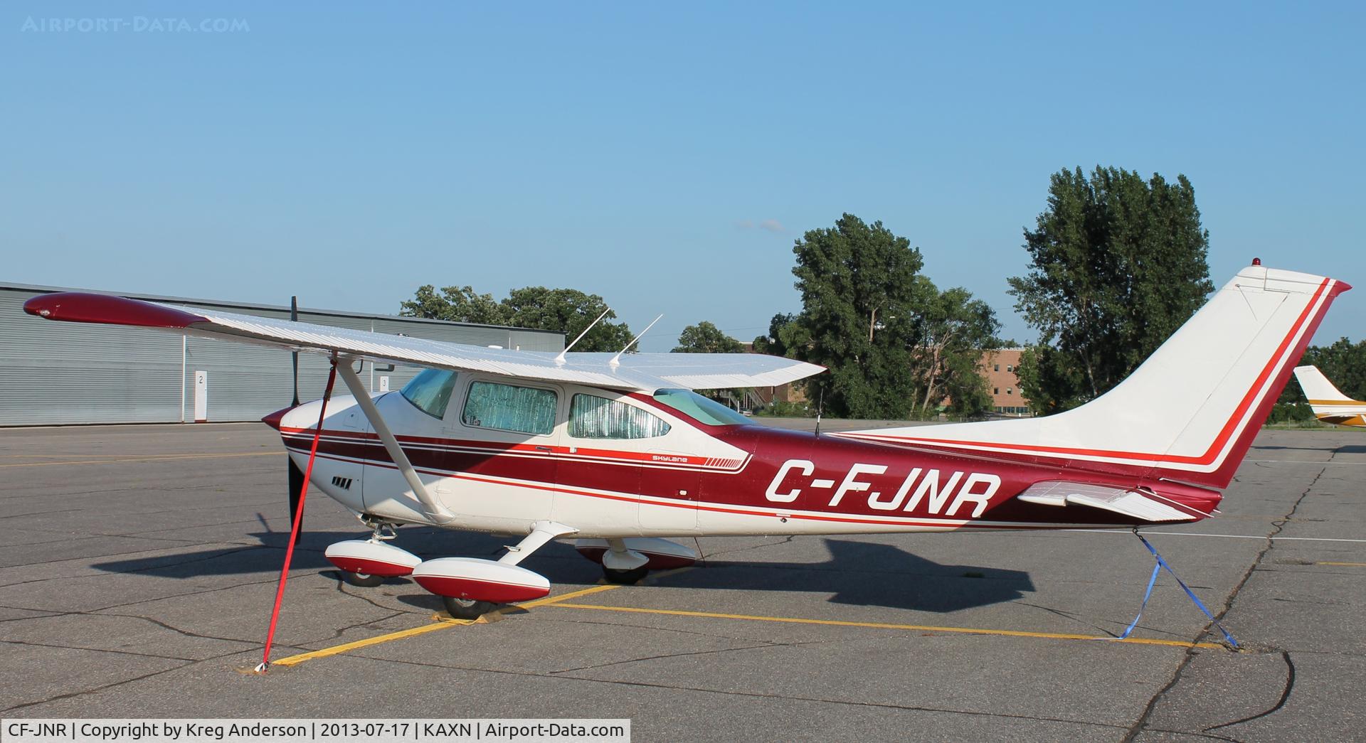 CF-JNR, 1973 Cessna 182P Skylane C/N 18262148, Cessna 182P Skylane on the line.