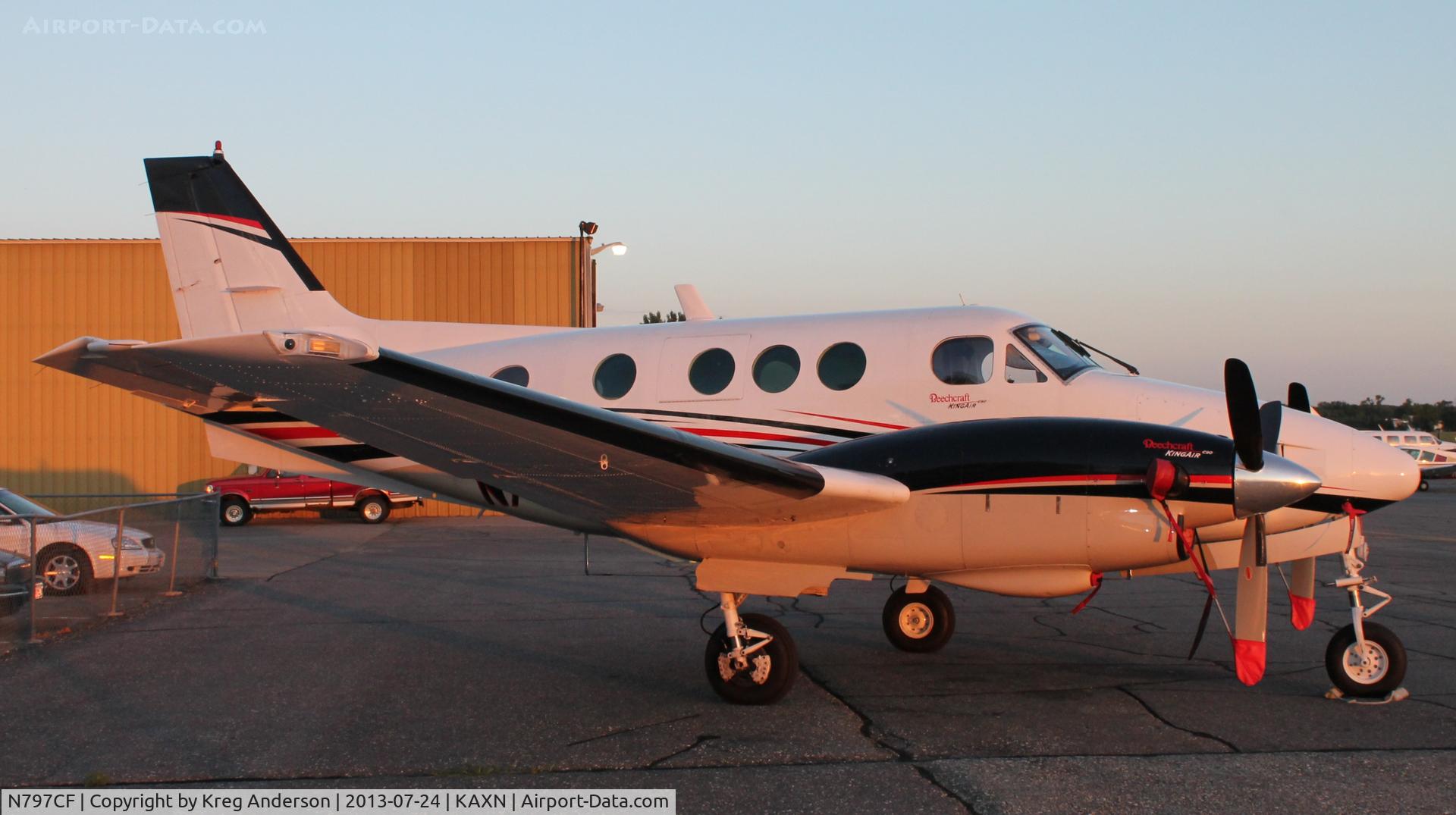 N797CF, 1978 Beech C90 King Air C/N LJ-797, Beech C90 King Air on the ramp.