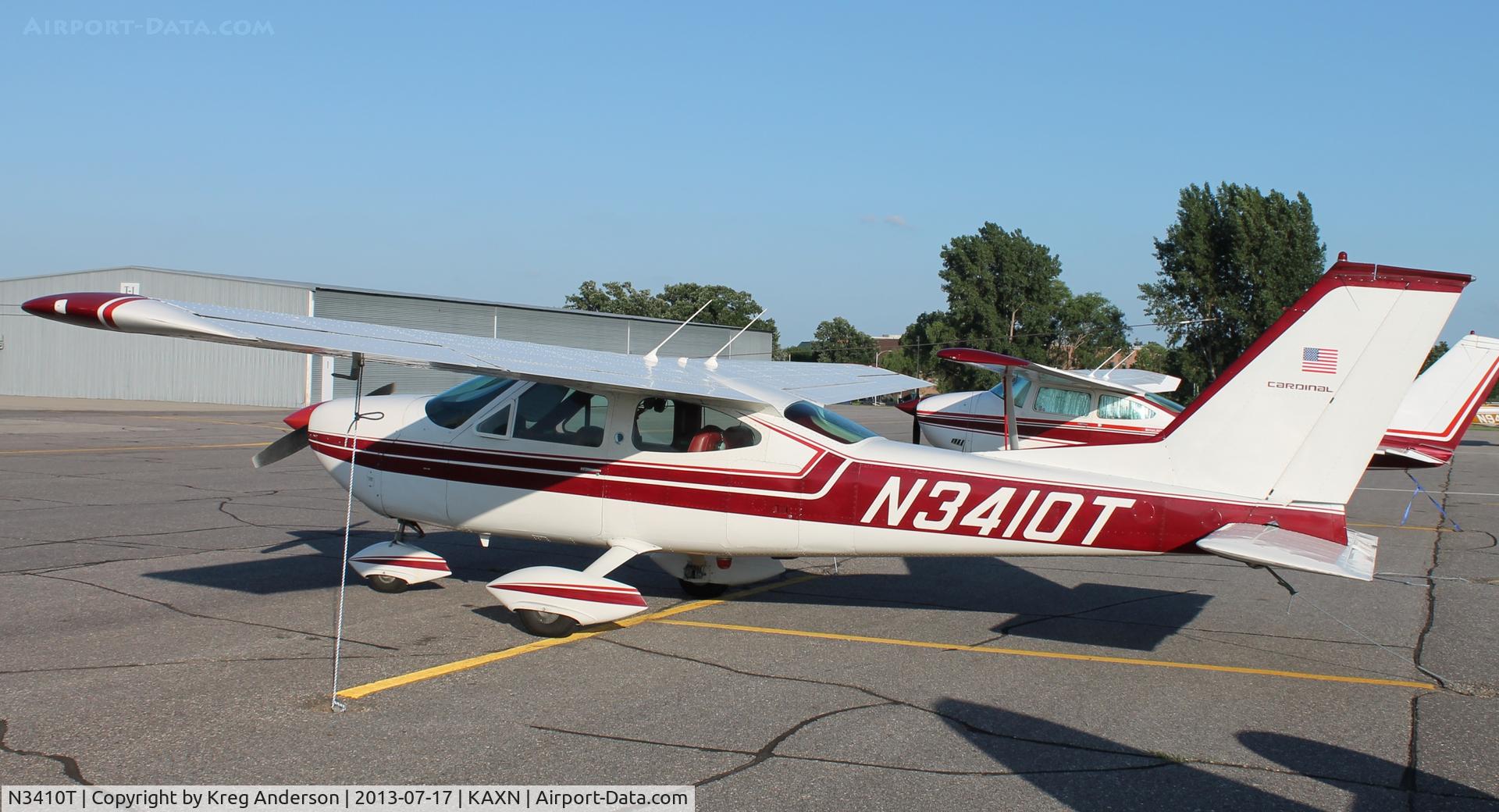 N3410T, 1967 Cessna 177 Cardinal C/N 17700710, Cessna 177 Cardinal on the line.
