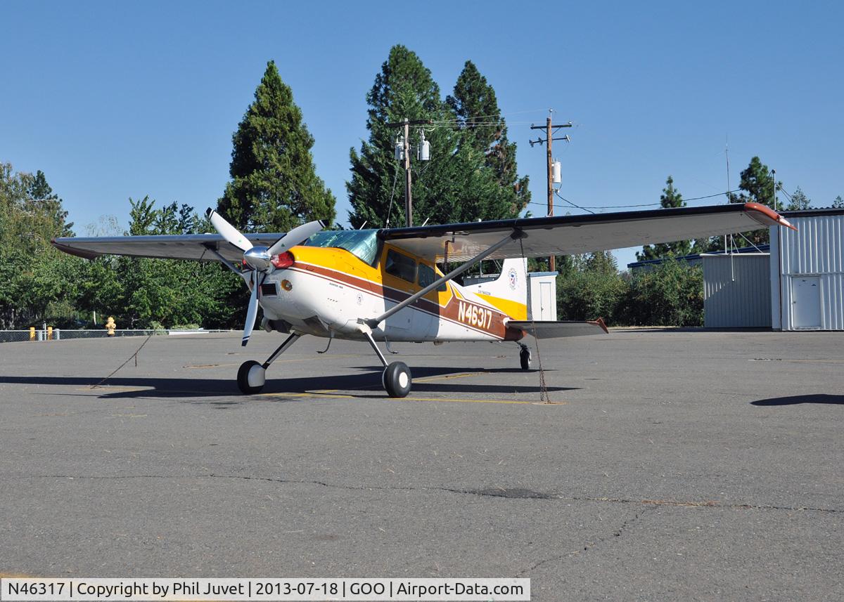 N46317, 1974 Cessna 180J C/N 18052416, Parked at Nevada County Airport, Grass Valley, CA.