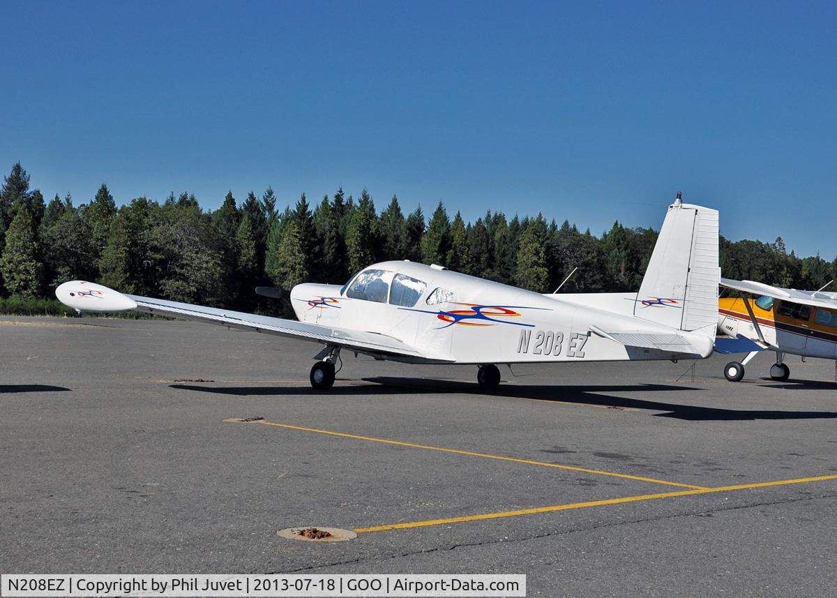 N208EZ, 1971 SIAI-Marchetti S-208 C/N 2-24, Parked at Nevada County Airport, Grass Valley, CA.