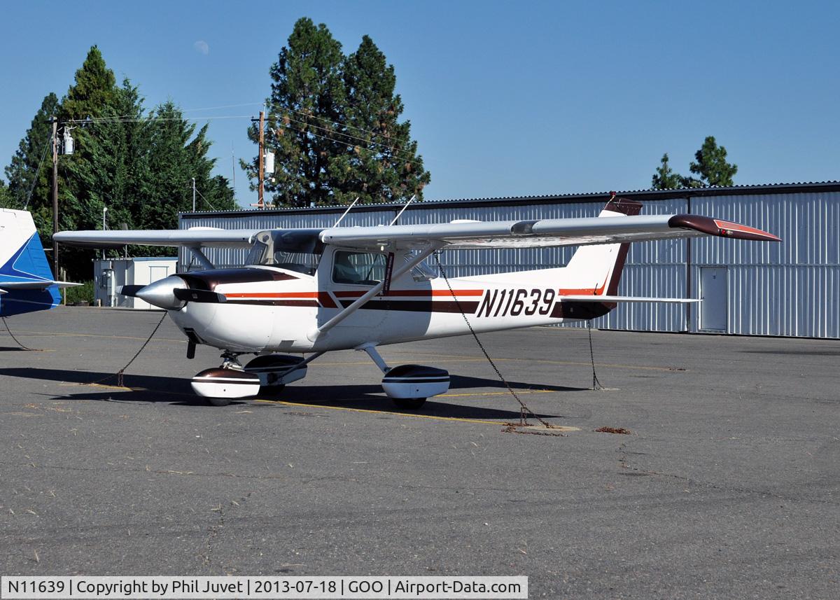 N11639, 1974 Cessna 150L C/N 1507551, Parked at Nevada County Airport, Grass Valley, CA.