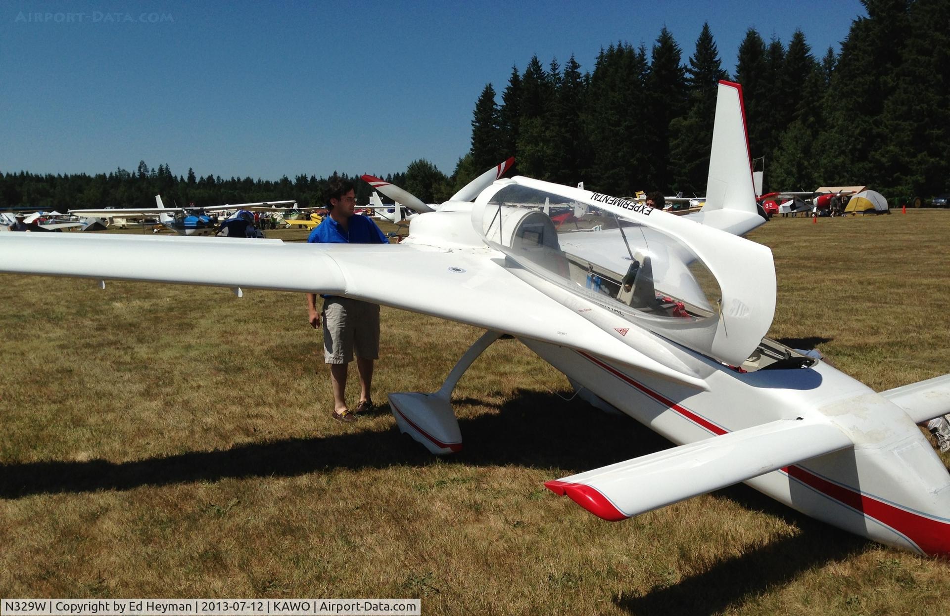 N329W, 1983 Rutan Long-EZ C/N 329, N329W at 2013 Arlington Fly-In
