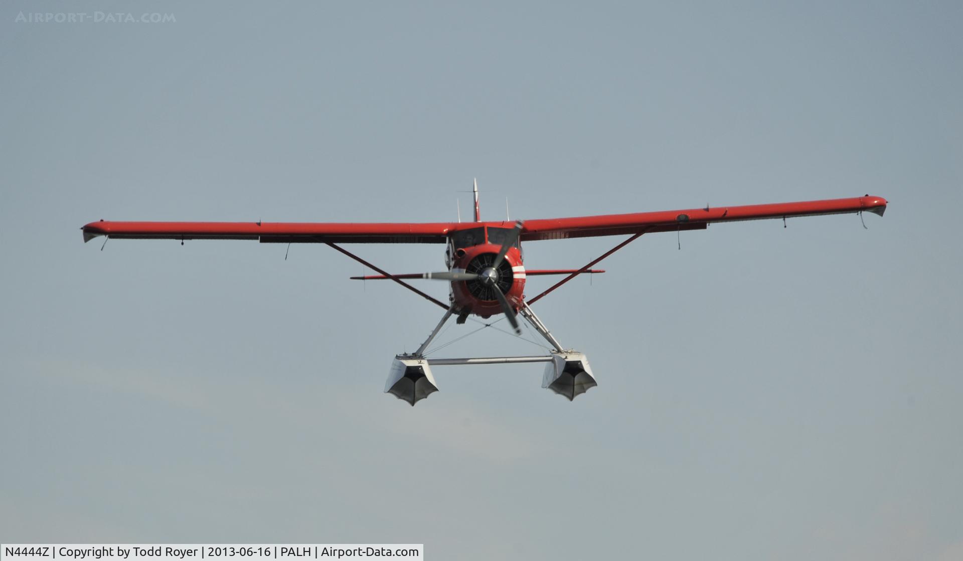 N4444Z, 1958 De Havilland Canada Beaver DHC-2 Mk1 C/N 1307, On final at Lake Hood