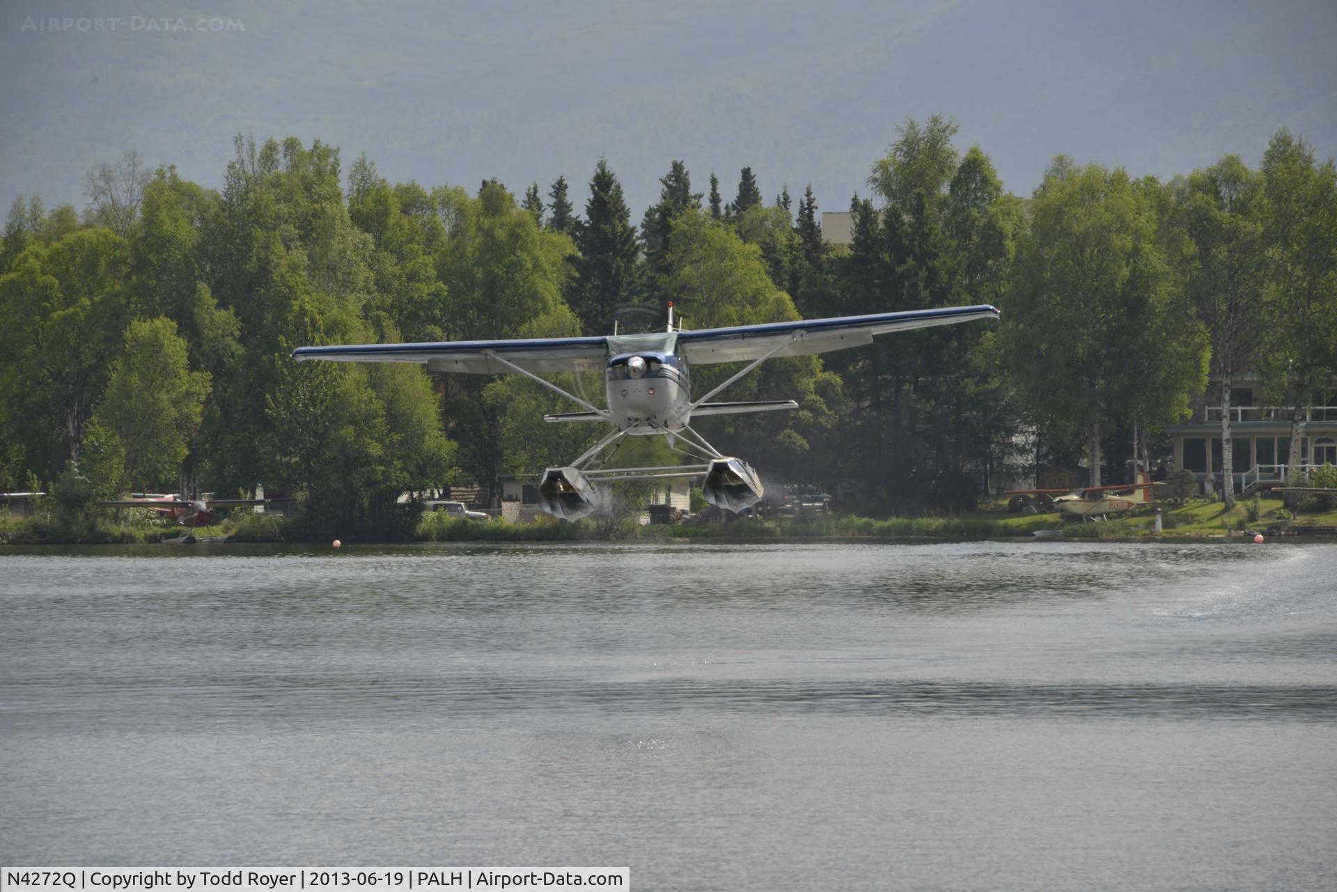 N4272Q, 1976 Cessna U206F Stationair C/N U20603042, At Lake Hood Seaplane Base