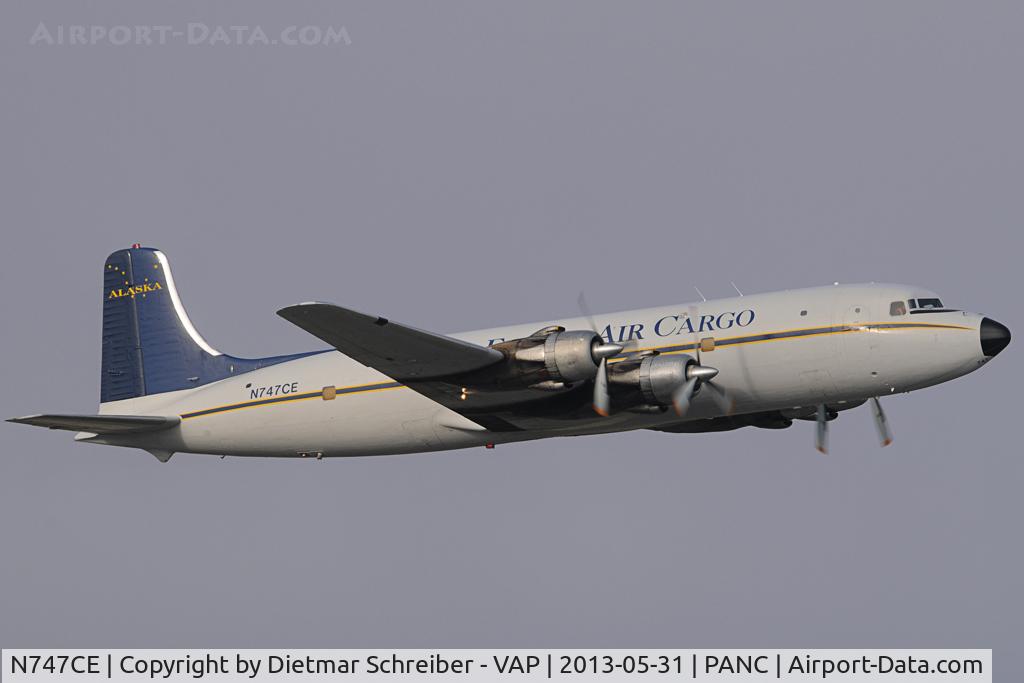 N747CE, 1955 Douglas C-118A Liftmaster (DC-6A) C/N 44661, Everts DC6