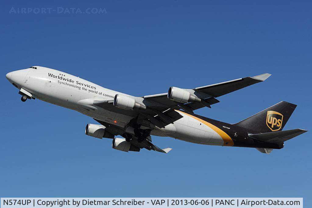 N574UP, 2008 Boeing 747-44AF C/N 35663, UPS Boeing 747-400