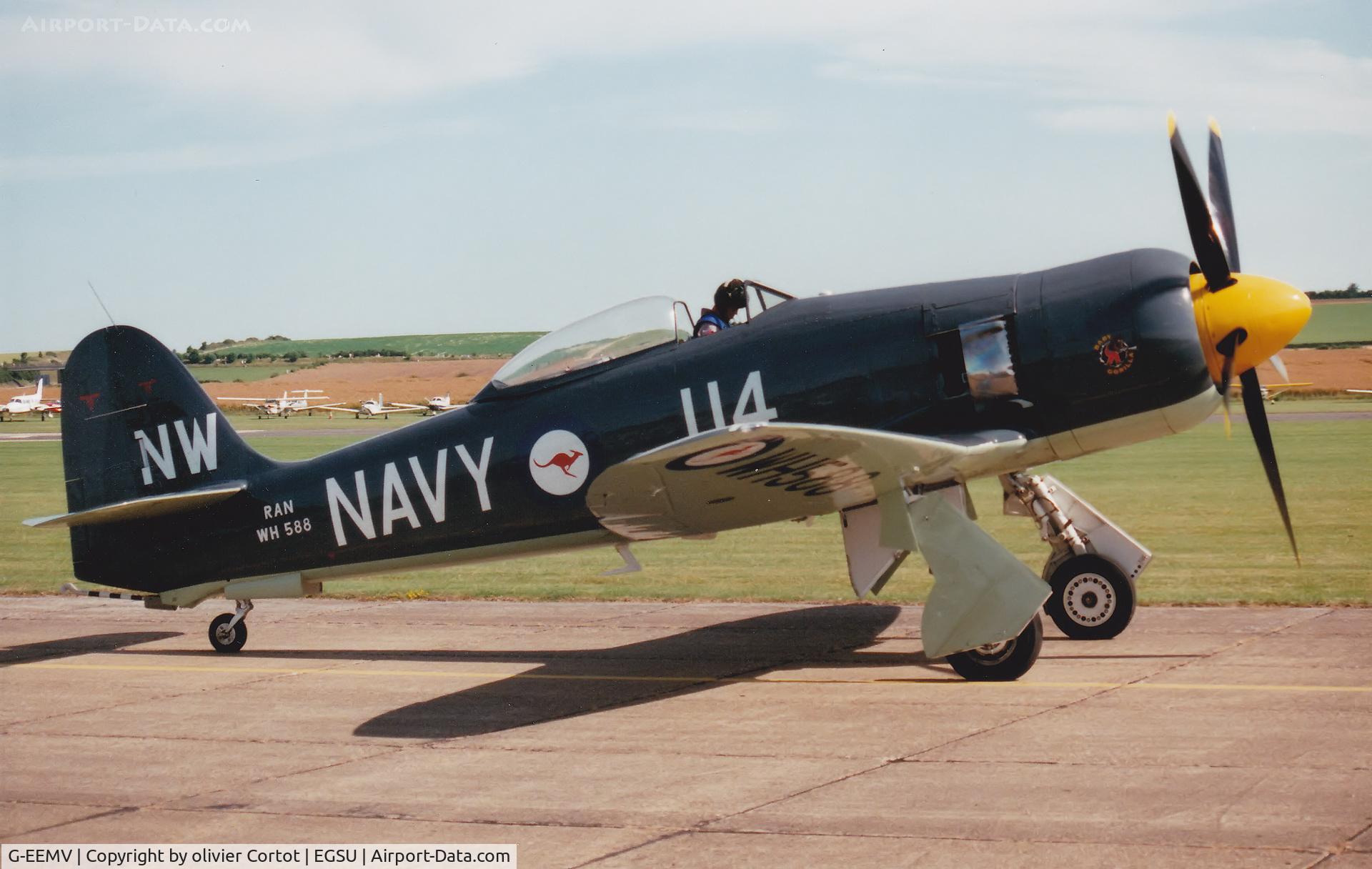 G-EEMV, 1951 Hawker Sea Fury FB.11 C/N 41H/636335, Duxford airshow 1999