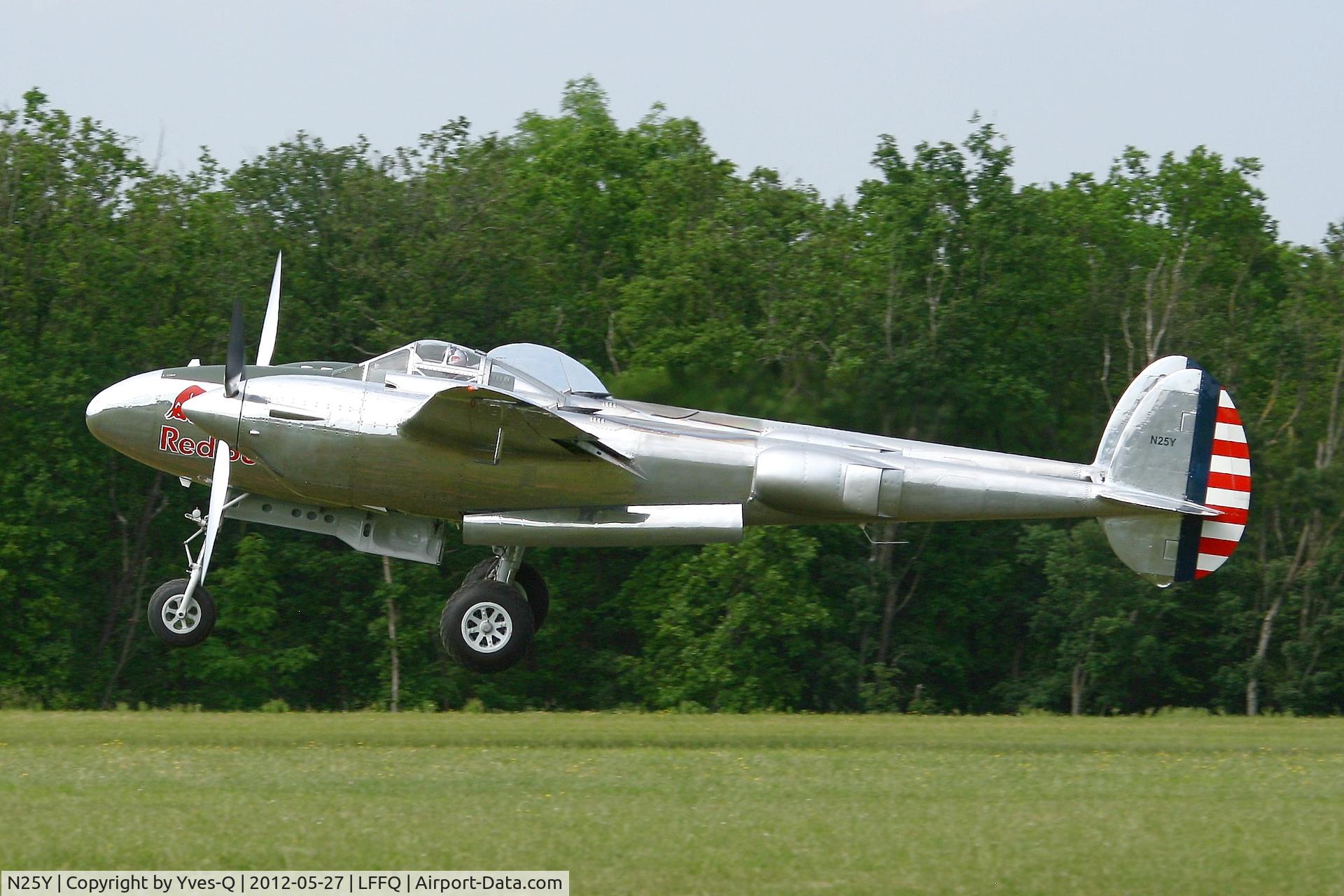 N25Y, 1944 Lockheed P-38L-5LO Lightning C/N AF44-53254, Lockheed P38L Lightning, The Flying Bulls, La Ferté Alais Airfield (LFFQ)