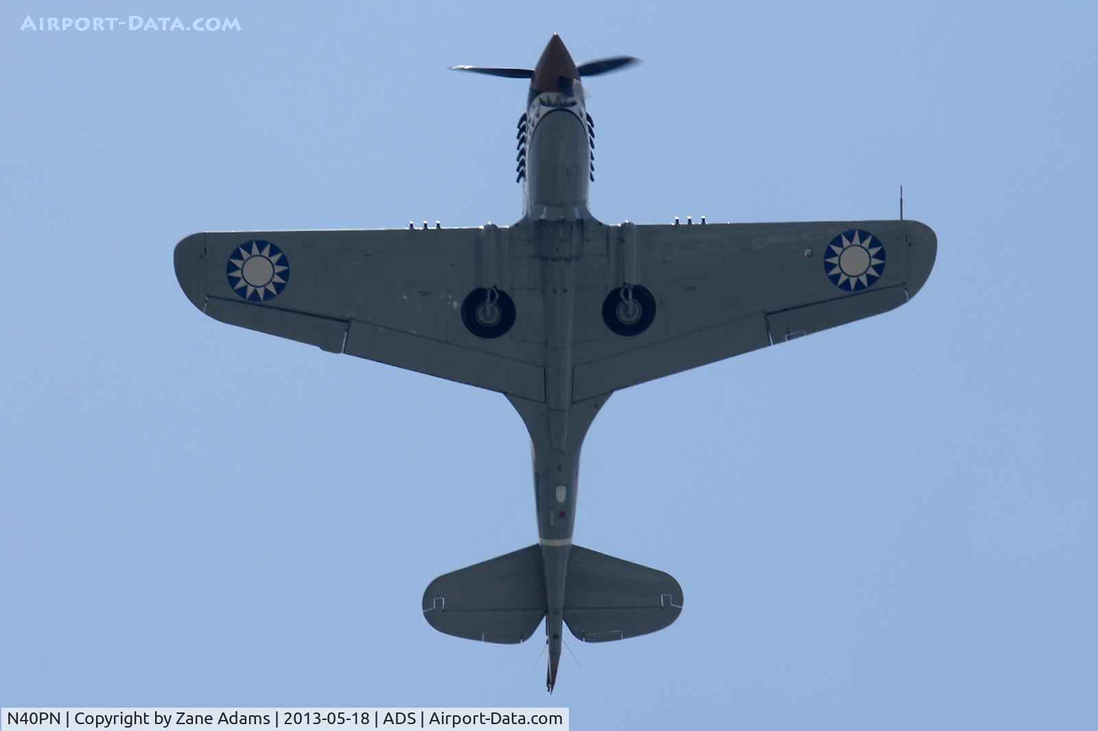 N40PN, 1944 Curtiss P-40N Warhawk C/N 33109, Cavanaugh Flight Museum, Warbirds over Addison 2013