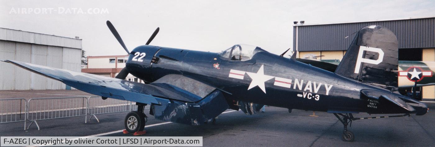 F-AZEG, 1944 Vought F4U-5NL Corsair C/N 124-724, BA102 in 1992