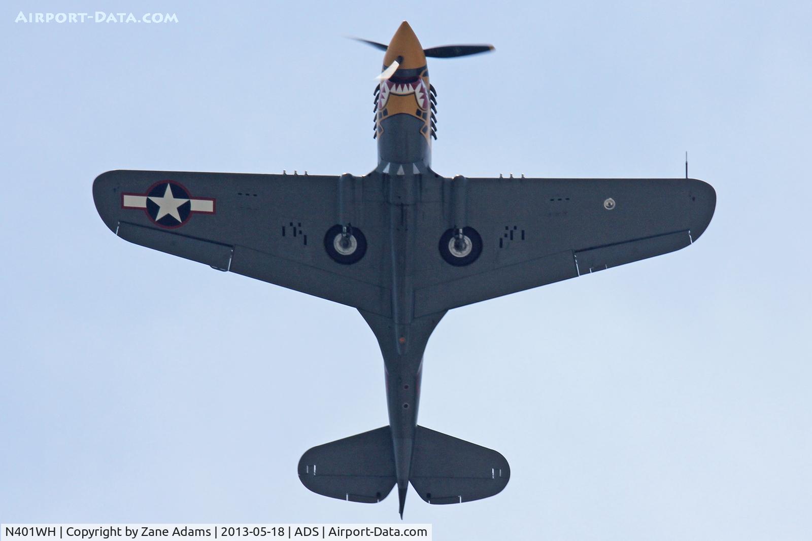N401WH, 1942 Curtiss P-40K Warhawk C/N 42-10256, Cavanaugh Flight Museum, Warbirds over Addison 2013