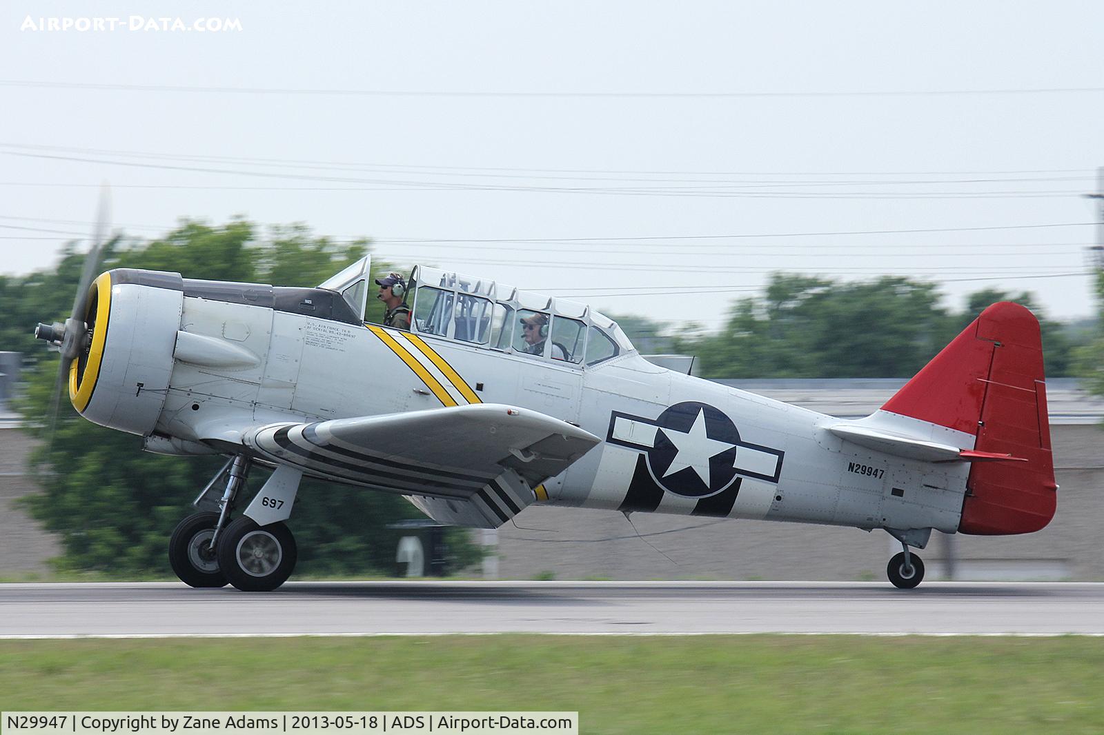 N29947, 1944 North American AT-6D Texan C/N 88-17478, Cavanaugh Flight Museum, Warbirds over Addison 2013