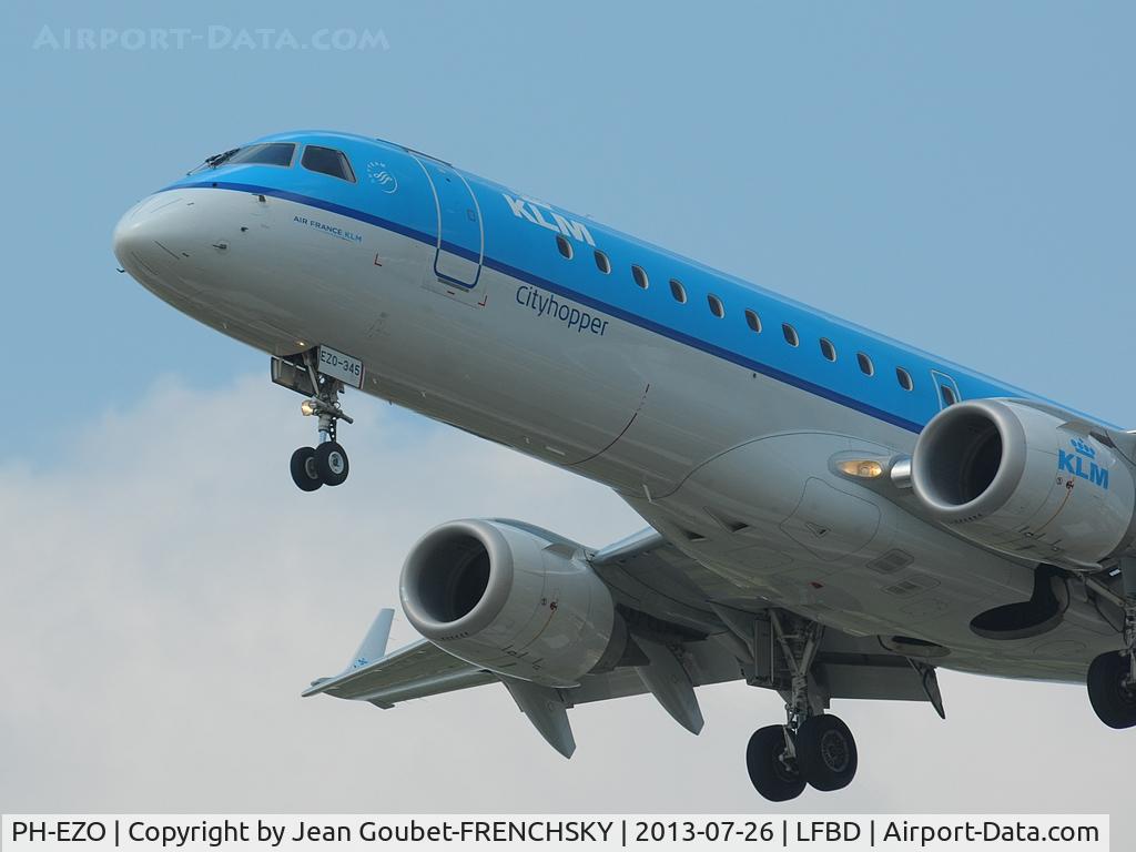PH-EZO, 2010 Embraer 190LR (ERJ-190-100LR) C/N 19000345, KLM1317