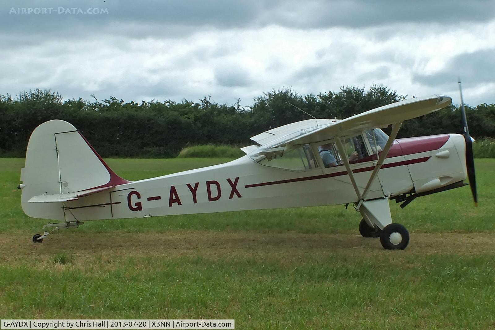G-AYDX, 1968 Beagle A-61 Terrier 2 C/N B.647, at the Stoke Golding stakeout 2013
