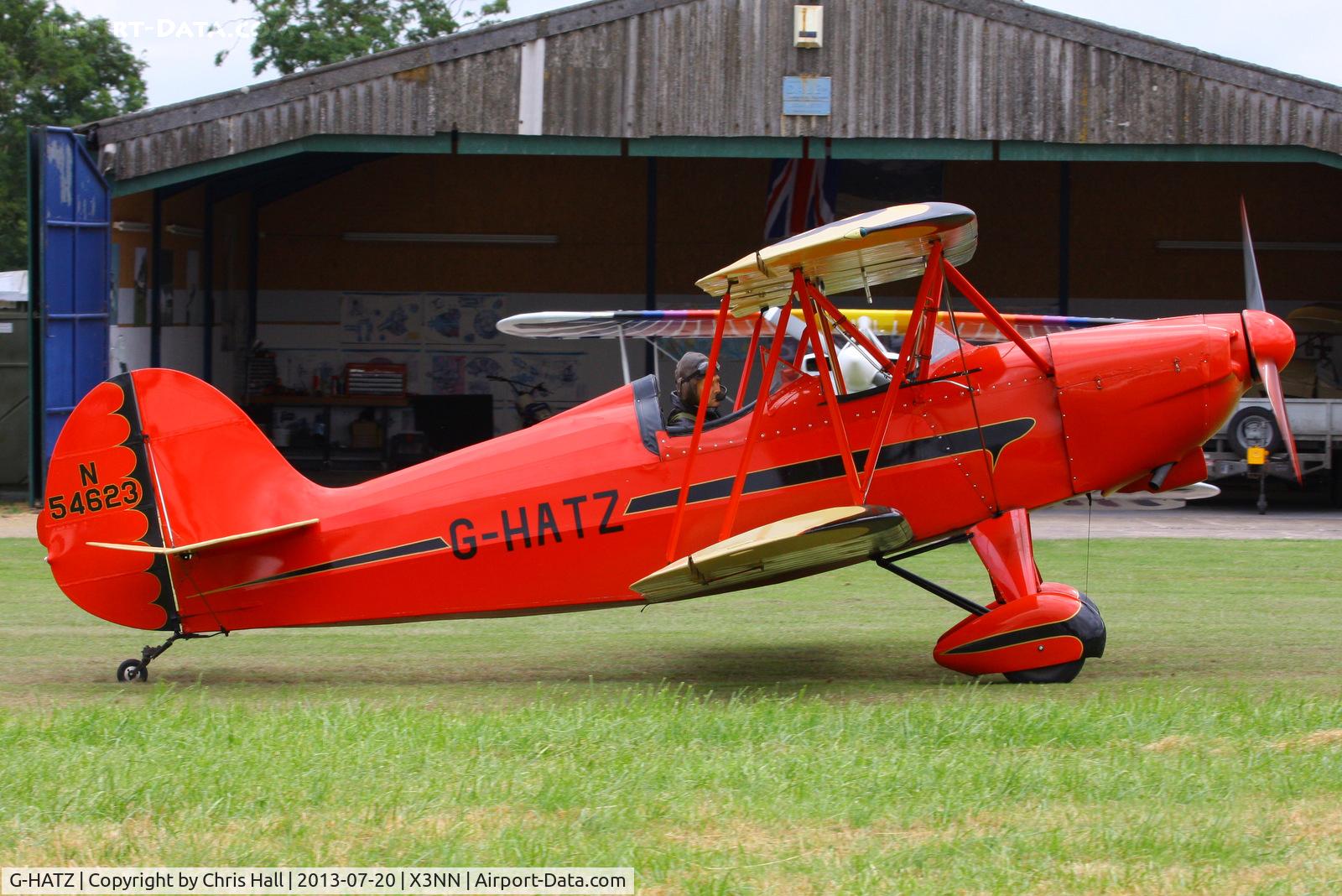 G-HATZ, 1981 Hatz CB-1 C/N 17, at the Stoke Golding stakeout 2013