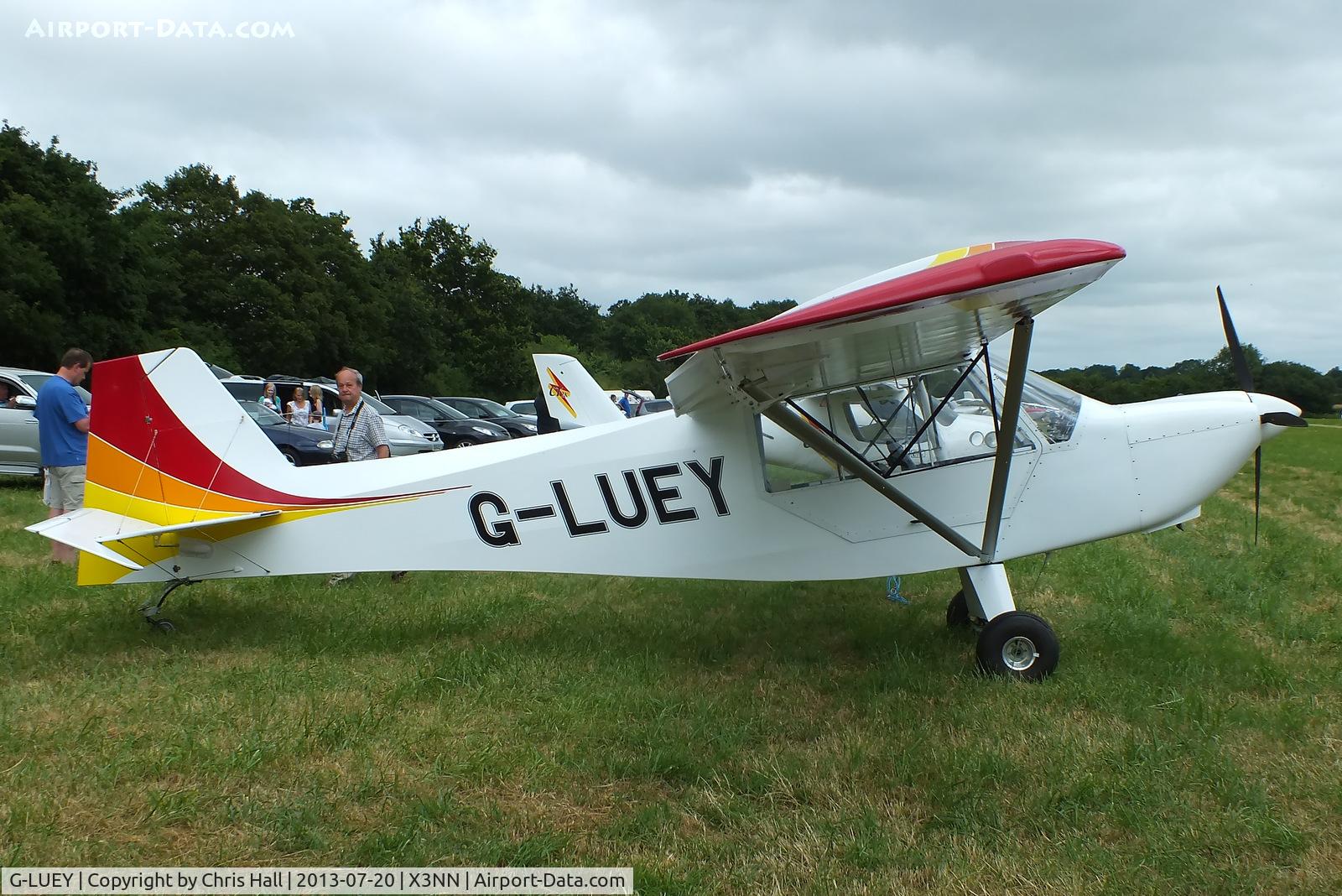 G-LUEY, 2010 Rans S-7S Courier C/N LAA 218-14772, at the Stoke Golding stakeout 2013